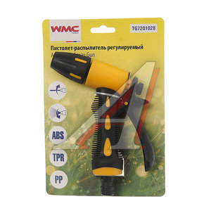 Изображение 1, WMC-TG7201028 Пистолет-распылитель пластиковый регулируемый WMC TOOLS