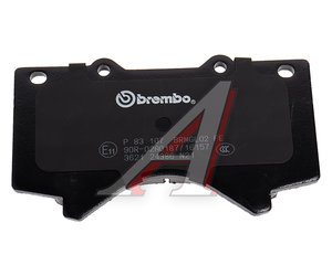 Изображение 4, P83107 Колодки тормозные TOYOTA Land Cruiser 200 передние (4шт.) BREMBO