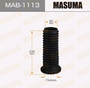 Изображение 1, MAB1113 Пыльник амортизатора HONDA Civic (06-) переднего (1шт.) MASUMA