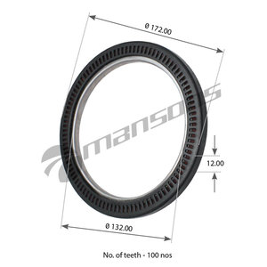 Изображение 5, 400.621 Сальник MAN ступицы задней (132x172x12) MANSONS