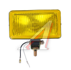 Изображение 2, NS-1155Y Фара дальнего света 12V 153х104мм с крышкой желтая 1шт. SIRIUS