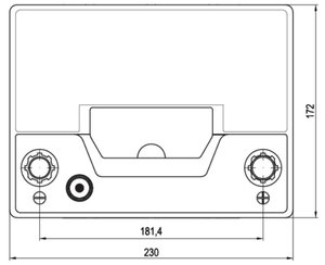 Изображение 4, 6СТ60(0) 56068 D23 Аккумулятор VOLTHOR Ultra 60А/ч обратная полярность