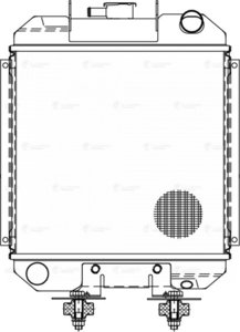 Изображение 3, LRc0624 Радиатор МТЗ-320 алюминиевый дв.LOMBARDINI LPW1503CHD LUZAR