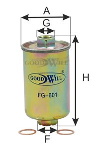 Изображение 3, FG601 Фильтр топливный DAEWOO Nexia, Espero GOODWILL