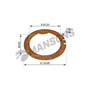 Изображение 1, LW117 Шайба SCANIA P, G, R, T series балансира стопорная MANSONS