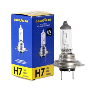 Изображение 1, GY017120 Лампа 12V H7 55W PX26d GOODYEAR