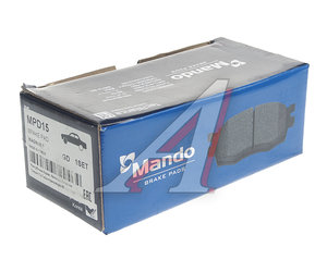 Изображение 2, MPD15 Колодки тормозные CHEVROLET Epica, Evanda, Magnus, Leganza передние (4шт.) MANDO