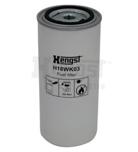 Изображение 3, H18WK03 Фильтр топливный VOLVO FH, FL, FM, NH HENGST