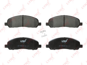 Изображение 2, BD5510 Колодки тормозные MITSUBISHI Grandis (98-03) передние (4шт.) LYNX