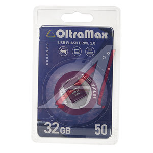 Изображение 1, OM-32GB-50-Dark Violet Карта памяти USB 32GB OLTRAMAX