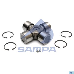 Изображение 2, 042.030 Крестовина SCANIA P600, P602 вала карданного (65х190.2мм) SAMPA