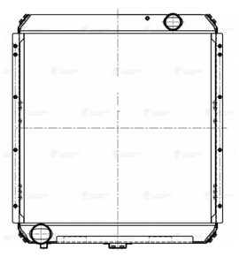 Изображение 5, LRC07150 Радиатор КАМАЗ-54115, 43118, 4326, 53215, 5350, 65115, 6540, ДЗ-98 алюминиевый 3-х рядный LUZAR
