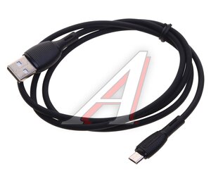 Изображение 1, BX86 Black Кабель micro USB 1м черный BOROFONE