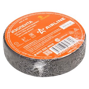 Изображение 2, AAT-F-02 Изолента тканевая 19ммх10м черная,  флисовая AIRLINE