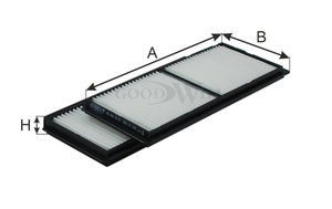 Изображение 3, AG6932KCF Фильтр воздушный салона MAZDA 2 (07-) (2шт.) GOODWILL