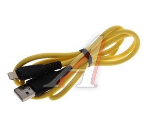 Изображение 1, NB245 yellow Кабель iPhone (5-) 2.4A 1м желтый XO