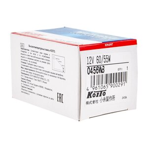 Изображение 4, 0456WB Лампа 12V H4 60/55W P43t KIOTO