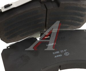 Изображение 2, K283636K50 Колодки тормозные DONGFENG передние дисковые (4шт.) OE