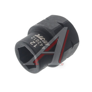Изображение 1, JTC-442812 Головка торцевая 1/2" 12мм ударная мини L=28мм JTC