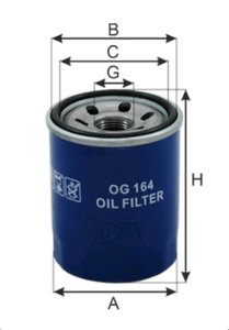 Изображение 2, OG164 Фильтр масляный SUBARU Forester (12-) GOODWILL