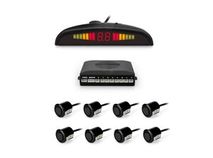 Изображение 6, PT-128B Парктроник d=18.5мм 8 сенсоров черный комплект SWAT