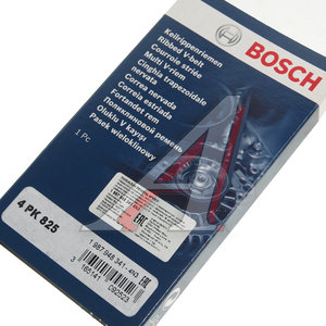 Изображение 3, 1987948341 Ремень приводной поликлиновой 4PK825 BOSCH