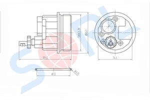 Изображение 2, RL6141PL14 Стакан DAF MAN фильтра топливного SORL