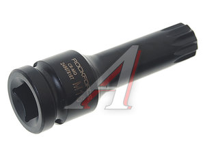 Изображение 2, RF-24807816T Бита-головка 1/2" SPLINE M16 с отверстием ударная глубокая ROCKFORCE
