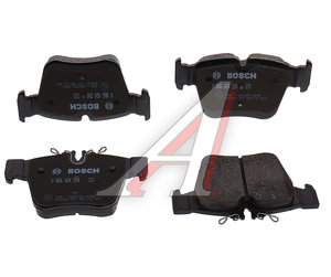 Изображение 2, 0986424334 Колодки тормозные MERCEDES C (W205) передние (4шт.) BOSCH