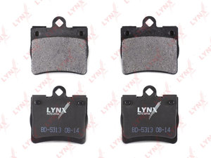 Изображение 2, BD5313 Колодки тормозные MERCEDES C (W202) (93-01) задние (4шт.) LYNX