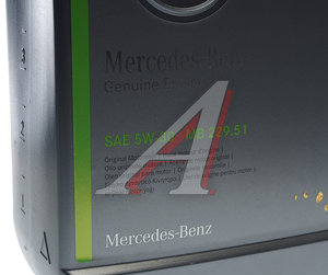 Изображение 3, A000989690613ABDE Масло моторное MERCEDES 5W30 синт.5л (спецификация 229.51) OE