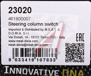 Изображение 6, 23020 Переключатель подрулевой VW Passat (96-00) указателей поворота MEAT&DORIA