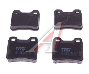 Изображение 2, GDB952 Колодки тормозные OPEL Vectra A задние (4шт.) TRW