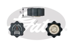 Изображение 2, RC210 Крышка бачка расширительного PEUGEOT Expert CITROEN Jumpy FIAT Scudo (94-) GATES