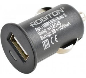 Изображение 2, 13706 Устройство зарядное в прикуриватель 1 USB ROBITON