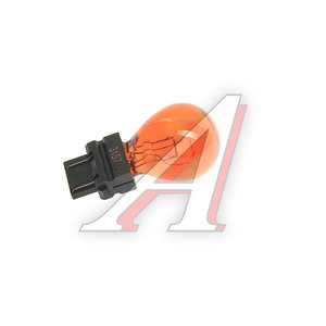 Изображение 1, 12278 Лампа 12V PY27/7W W2.5x16q желтая Amber HNG