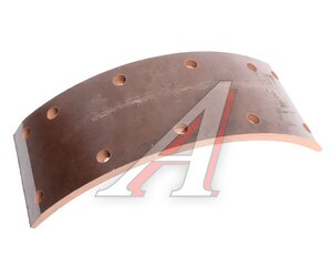 Изображение 1, 53-3502106 Накладка тормозной колодки ГАЗ-53, ПАЗ короткая ФРИТЕКС