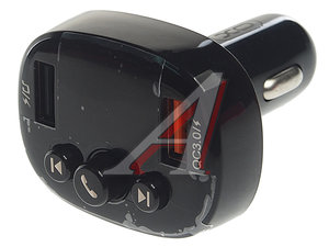 Изображение 1, BCC03 Black Устройство зарядное в прикуриватель с трансмиттером (bluetooth, hands free) черное XO