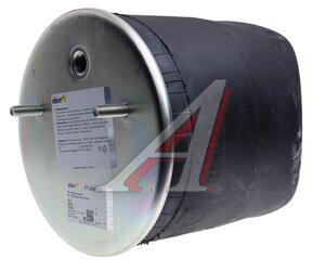 Изображение 1, 42940.S Пневморессора BPW (без стакана, 2 шп. M12 смещены, 1 отв.штуц. M22х1.5мм) EKER