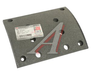 Изображение 1, HD90149340094 Накладка тормозной колодки DONGFENG зад/сред моста (1шт.) OE