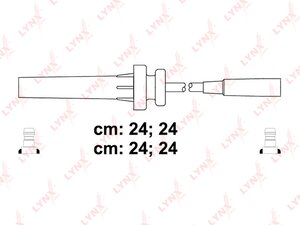 Изображение 2, SPC2010 Провод высоковольтный CHRYSLER Sebring (01-07) комплект LYNX