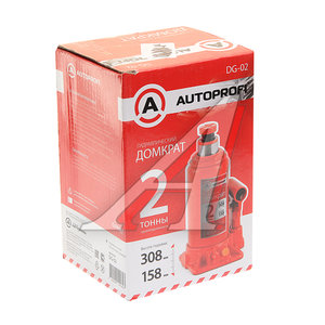 Изображение 3, DG-02 Домкрат бутылочный 2т 158-308мм AUTOPROFI
