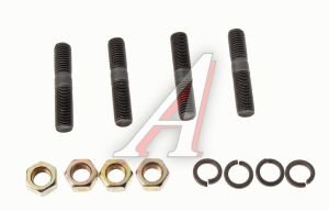 Изображение 1, 24-170**4 Крепеж ГАЗ-24-3302 КПП (шпильки 4шт.+гайки 4шт.) ЭТНА
