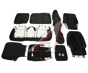 Изображение 2, 222418060606 Авточехлы KIA K5 (20-) экокожа черные комплект CARFASHION