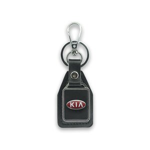 Изображение 2, BKN 019 Брелок " KIA" черный,  металл,  кожа MASHINOKOM
