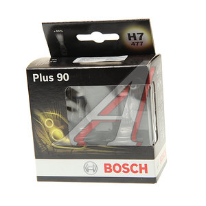 Изображение 2, 1987301075 Лампа 12V H7 55W PX26d +90% блистер (2шт.) Plus 90 BOSCH