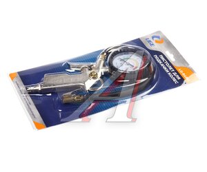 Изображение 4, LG-94811 Пистолет для подкачки шин с манометром 75мм 16Bar шланг 365мм LIGE