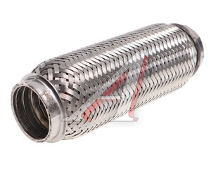 Изображение 1, VTL40180 IL Гофра глушителя 40х180 трехслойная interlock нержавеющая сталь МЗГС