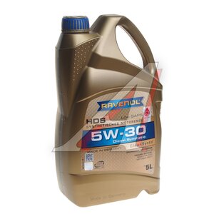 Изображение 1, 1111121-005-01-999 Масло моторное RAVENOL HDS Diesel Specif 5W30 синт. C4 5л