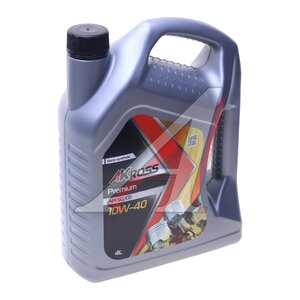 Изображение 1, AKS0007MOS Масло моторное PREMIUM SG/CD 10W40 п/синт.4л AKROSS